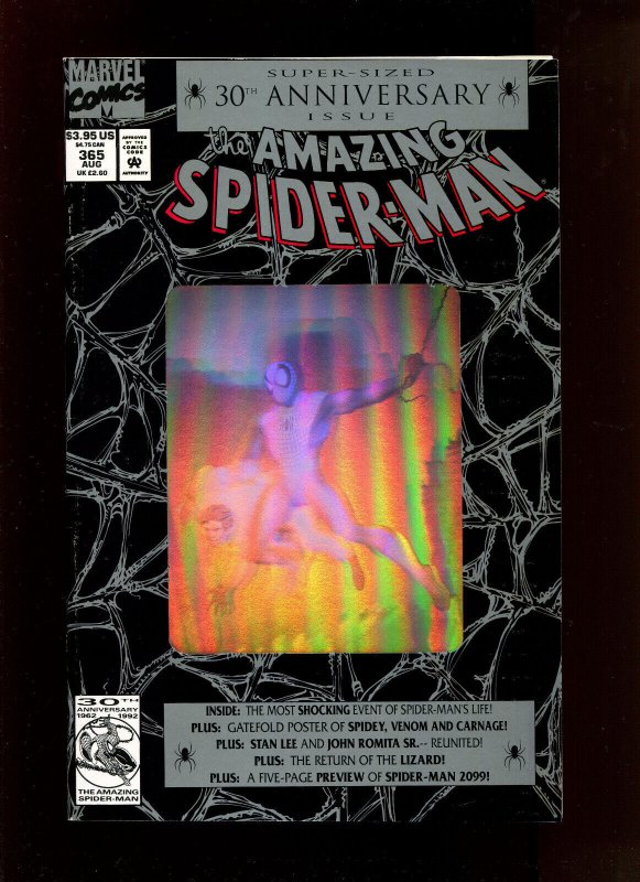 AMAZING SPIDER-MAN #365 - DIRECT EDITION (8.5) 1992