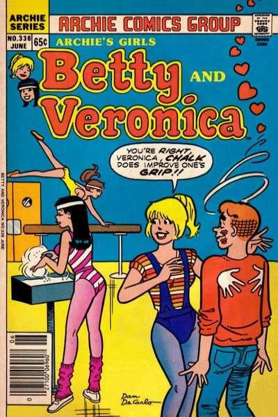 Archie's Girls: Betty and Veronica #336, NM- (Stock photo)