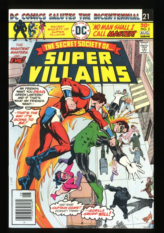 Secret Society of Super-Villains #2 VF/NM 9.0