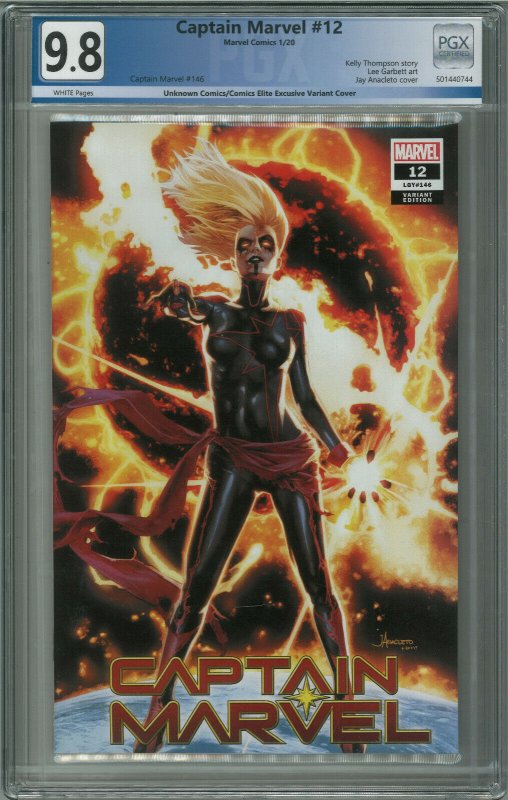 Captain Marvel #12 - Jay Anacieto Variant Cover (2020) NM/M 9.8!