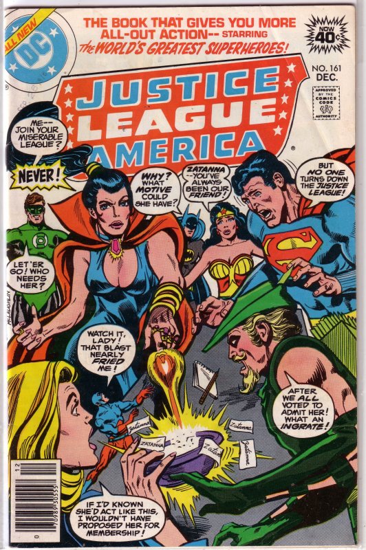 Justice League of America   vol. 1   #161 GD Conway/Dillin, Zatanna, Atom