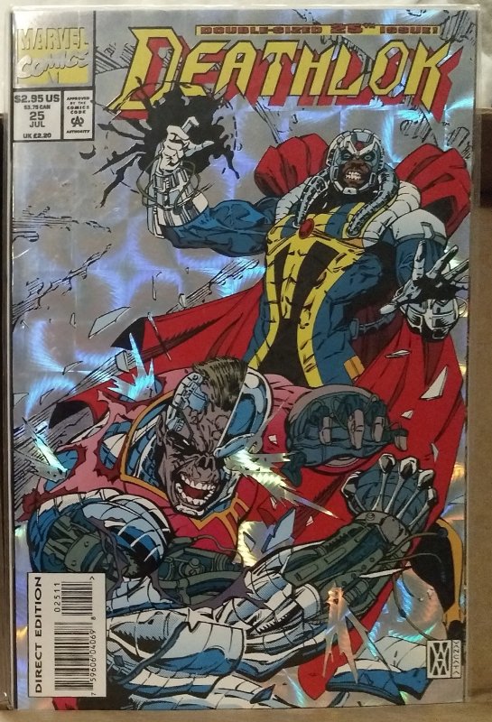 Deathlok #25 VF Foil reflective cover