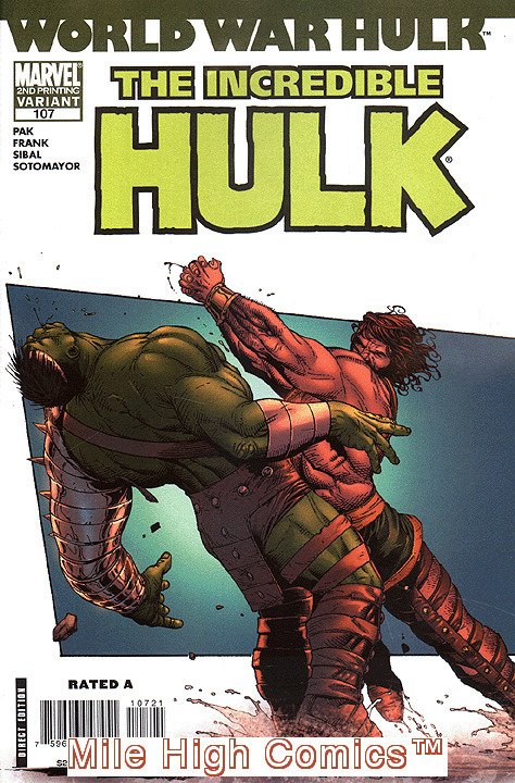 HULK  (1999 Series)  (MARVEL) #107 2ND PRINT Very Good Comics Book