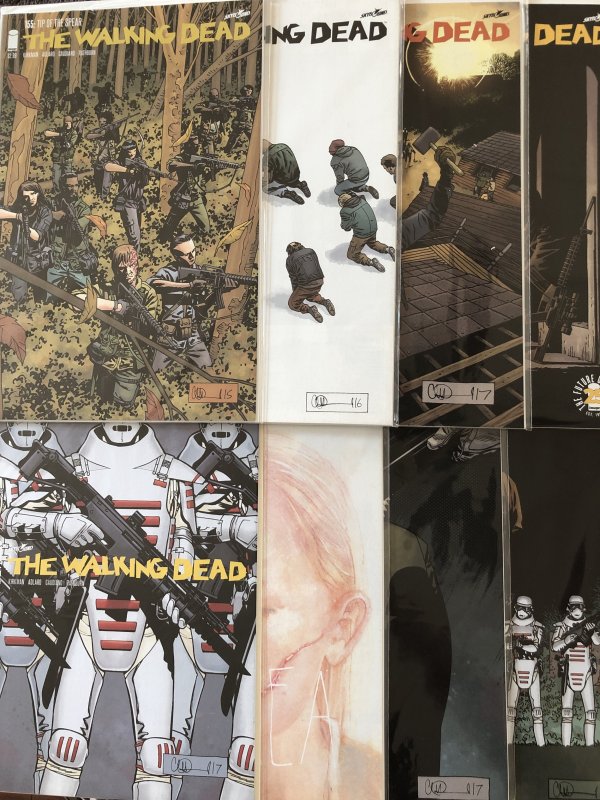 The Walking Dead #155,168,172,174,175,178-180 (2016)