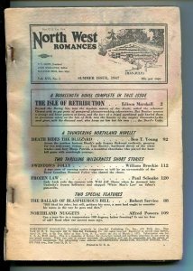 NORTHWEST ROMANCES-SUMMER 1947- PULP FICTION-ATOMIC BOMB-fr