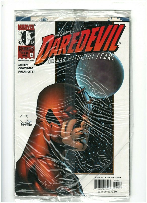 Daredevil #4 NM- 9.2 Marvel 1999 Subscription Copy Sealed in Shipping Mailer 