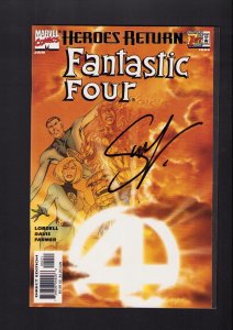 Fantastic Four #1 - SIGNED BY SCOTT LOBDELL! (9.2) 1998