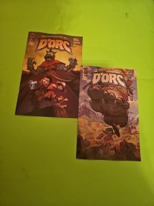 D'Orc 2 • 1st Printings • Brett Bean Collector's Set • Half Dwarf Half Orc