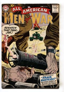 ALL-AMERICAN MEN OF WAR #46--1957--DC--WWII--comic book