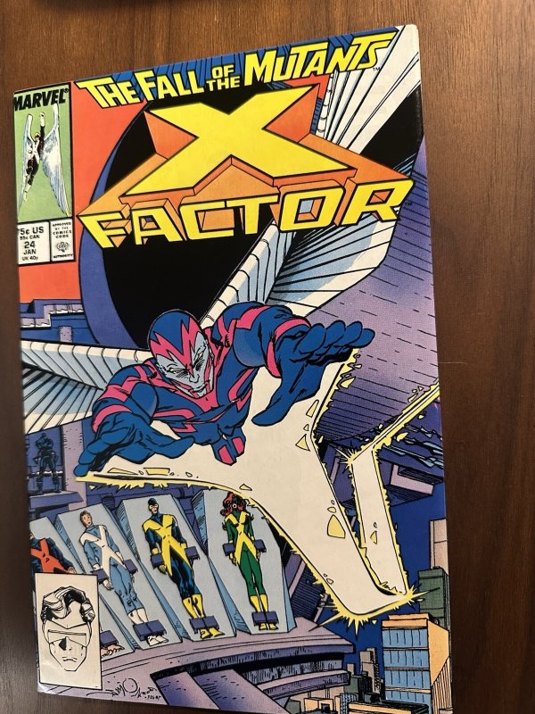 X-Factor #24 VF Direct Ed. 1st full app. Archangel (Marvel 1988)