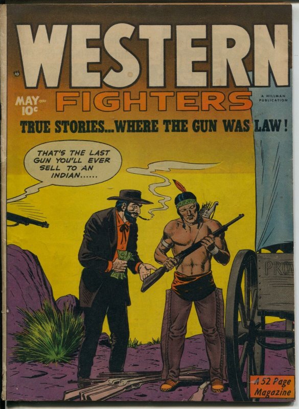 Western Gunfighters Vol. 2 #6 1950-Hillman-Gerald McCann-classic cover-FN