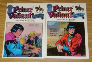 Prince Valiant TPB 1-2 VF/NM complete series - hal foster - blackthorne 1986 set 