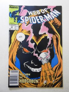 Web of Spider-Man #38 (1988) VF- Condition!