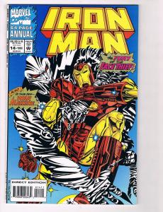 Iron Man Annual # 14 Marvel Comic Books Avengers Ultron War Machine!!!!!!!!! S47