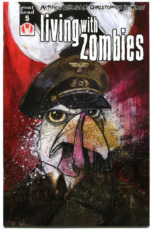 LIVING with ZOMBIES #5, NM-, FrightWorld, Undead, 2005, more Horror in store