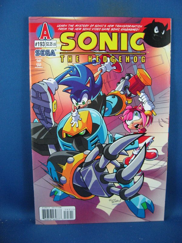 SONIC THE HEDGEHOG  193 NM 2008  