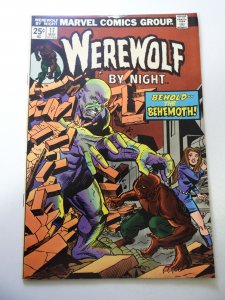 Werewolf by Night #17 (1974) VG+ Condition tape pull fc