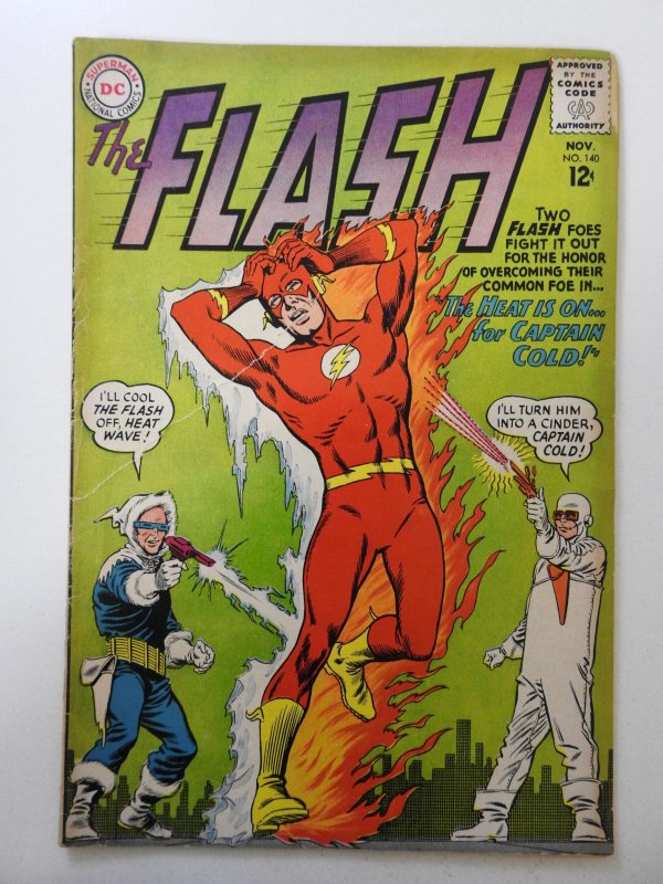 The Flash #140 (1963) GD Condition moisture stain
