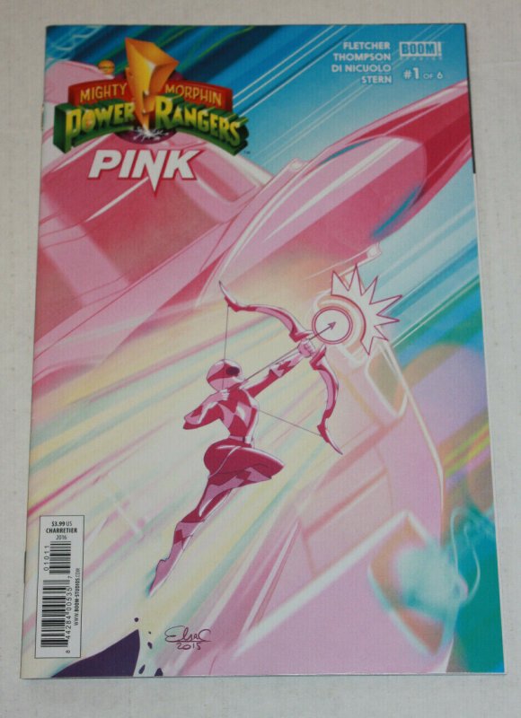 MIGHTY MORPHIN POWER RANGERS: PINK #1 CHARRETIER COVER A Boom 2016 NM+ 9.6