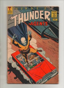 THUNDER Agents #7 - Car Chase Cover - (Grade 6.0) 1966