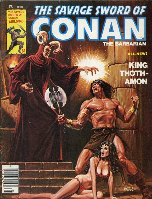 The Savage Sword of Conan #43 (1979)Comic Book Mag F/VF 7.0