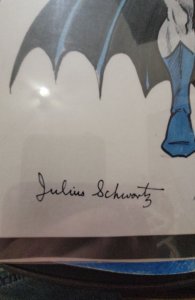 Batman with autographs