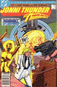 Jonni Thunder #4 (Newsstand) FN ; DC | A.K.A. Thunderbolt Roy Thomas