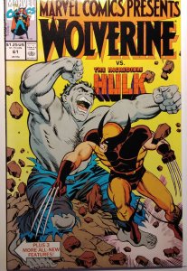 Marvel Comics Presents #61 (1990) Hulk Wolverine