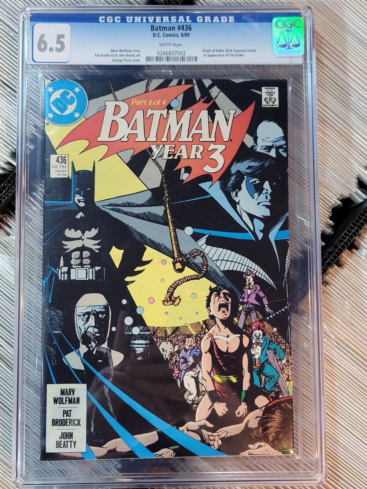 CGC  Batman #436 Comic Book 1989 1st Appearance of Tim Drake DC | Comic  Books - Copper Age, DC Comics, Batman, Superhero / HipComic