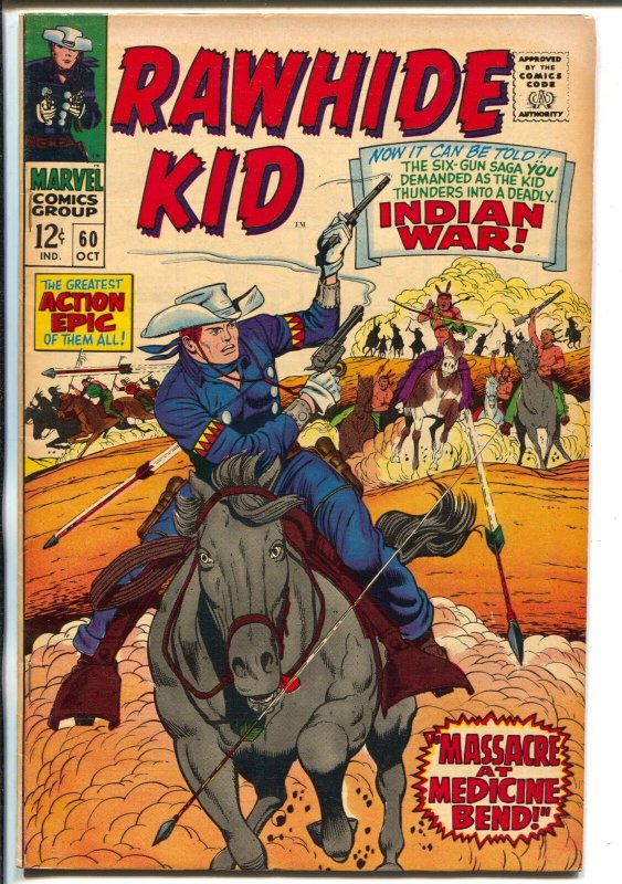 Rawhide Kid #60 1967-Marvel-Indian War-Dick Ayers-Al Kurzrok-VF