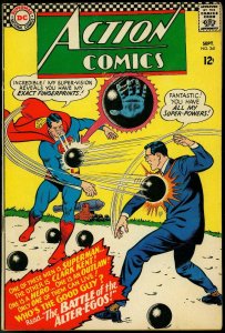 ACTION COMICS #341 1966-SUPERMAN-BATNAN-SUPERGIRL FN-