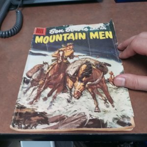 BEN BOWIE and his mountain men #9 DELL comics 1957 silver age PAINTED COVER