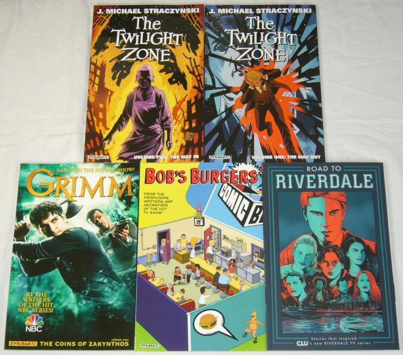 (5) TPB lot - twilight zone - bob's burgers - grimm - riverdale (value: $84.95)