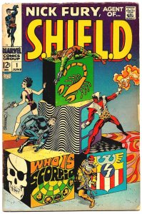 NICK FURY, AGENT OF SHIELD #1 (June1968) 7.0 F/VF •1st issue by Jim Steranko!!