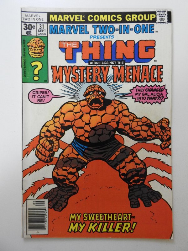 Marvel Two-in-One #31 (1977) FN+ Condition!