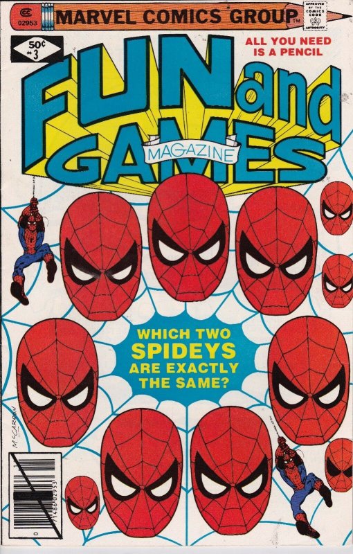 From Marvel Comics Group! Fun and Games Magazine! Issue 3!