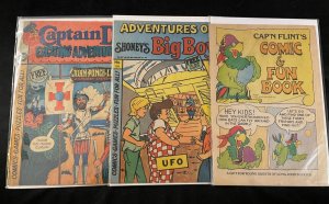 Three Restaurant Giveaway Comics - Captain D's, Cap'n Flint, Shoney's Big Boy