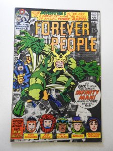 The Forever People #2 (1971) VG+ Condition centerfold detached top staple