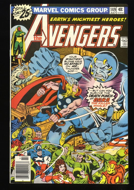 Avengers #149 FN/VF 7.0 Marvel Comics Thor Captain America