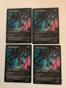 4 CAVERN WHISPERER (showcase) : Magic the Gathering MTG cards; IKORIA, NM