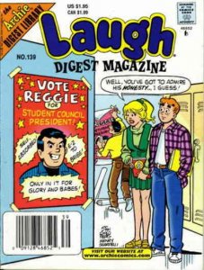 Laugh Digest Magazine #139 VF/NM ; Archie | Vote For Reggie