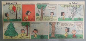 Peanuts Sunday Page by Charles Schulz from 3/24/1968 Size: ~7.5 x 15 inches