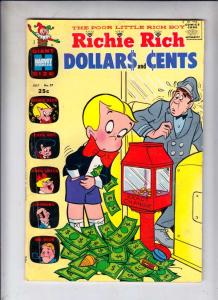 Richie Rich Dollars and Cents #37 (Jul-70) FN/VF High-Grade Richie Rich