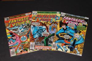 Marvel-LOT OF 3-FANTASTIC FOUR COMICS #197,198,&201 VG/FINE (SIC186)