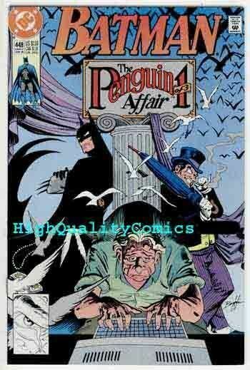 BATMAN #448, NM, Wolfman, 1990, Penguin, Bruce Wayne, Grant, more in our store