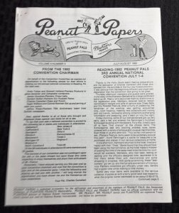 1982 PEANUT PALS PAPERS Fanzine Vol. 4 #5 FN 6.0 Mr. Peanut 3rd Convention 11pgs