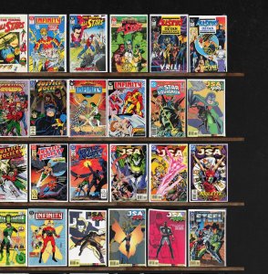 Huge Lot 150+ Comics with Steel, Young All Stars, Green Lantern & More!