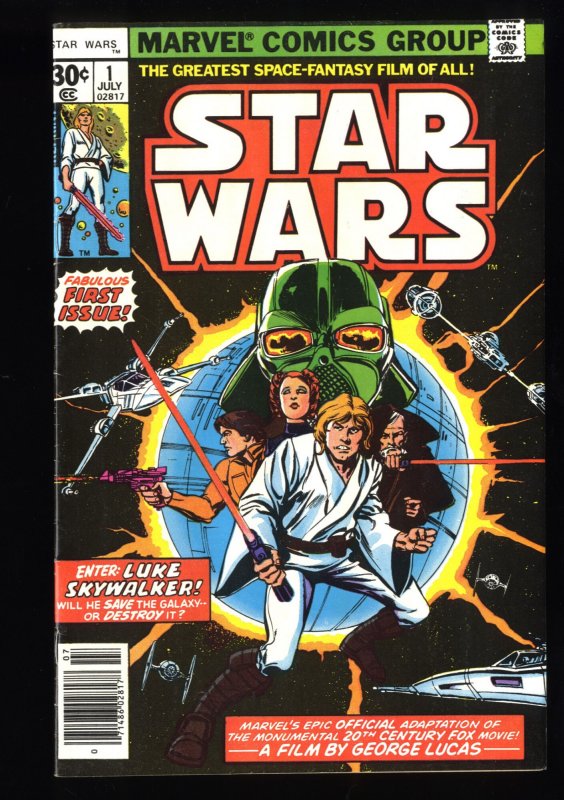 Star Wars #1 VF 8.0 30 Cent Reprint Variant