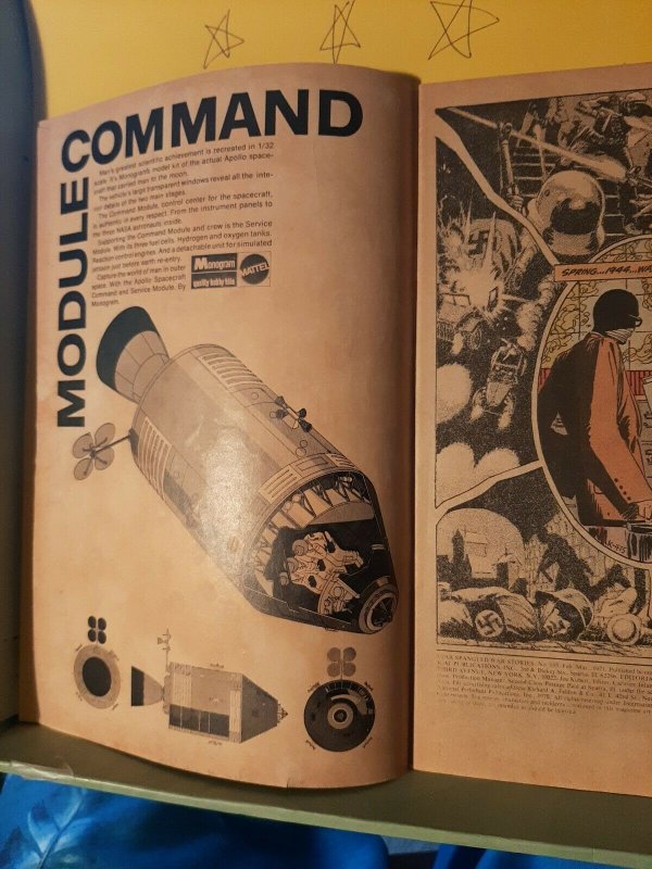 DC STAR SPANGLED WAR STORIES #155 . JOE KUBERT ART! SILVER AGE.