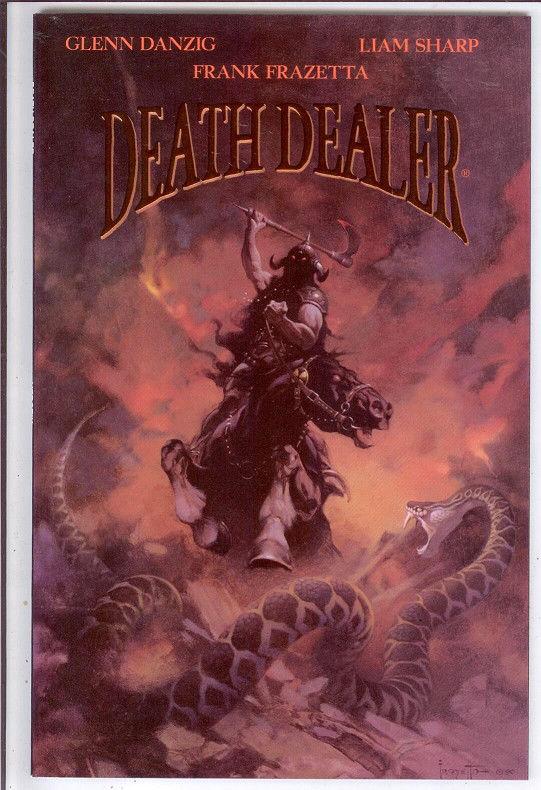 DEATH DEALER(1996) 2 DANZIG,FRAZETTA! pub at 6.95 VF-NM